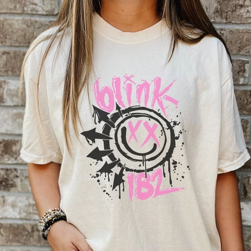 Blink 182 Tshirt Shirt Classic Rockt Shirt Trendy Gifts Blink 18